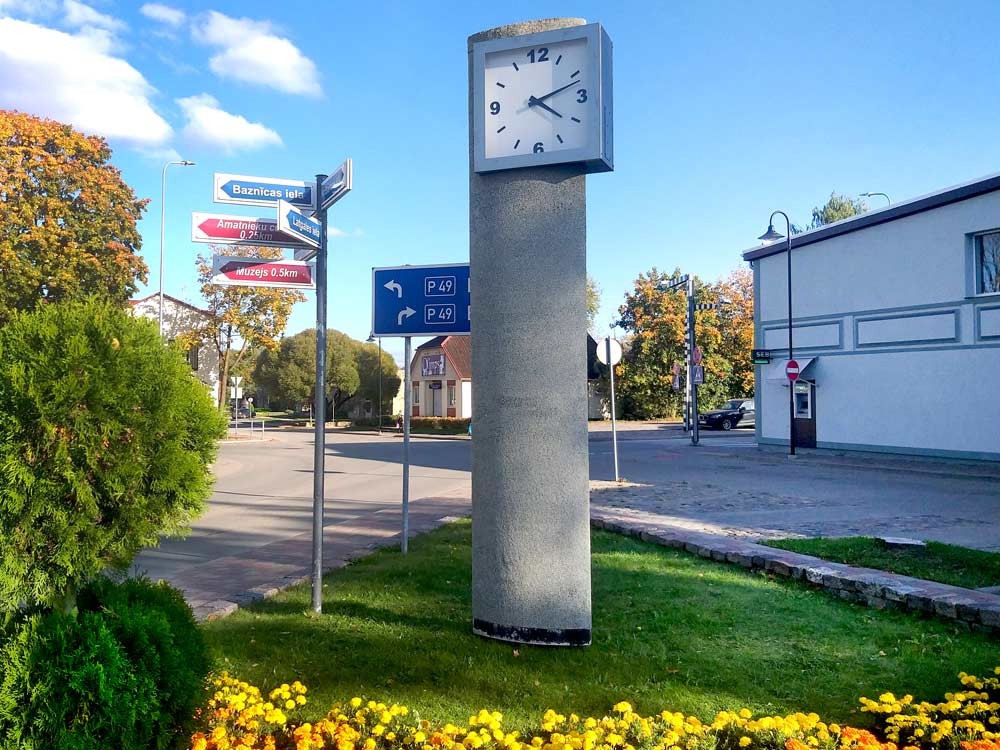 Ludza, pilsētas pulkstenis